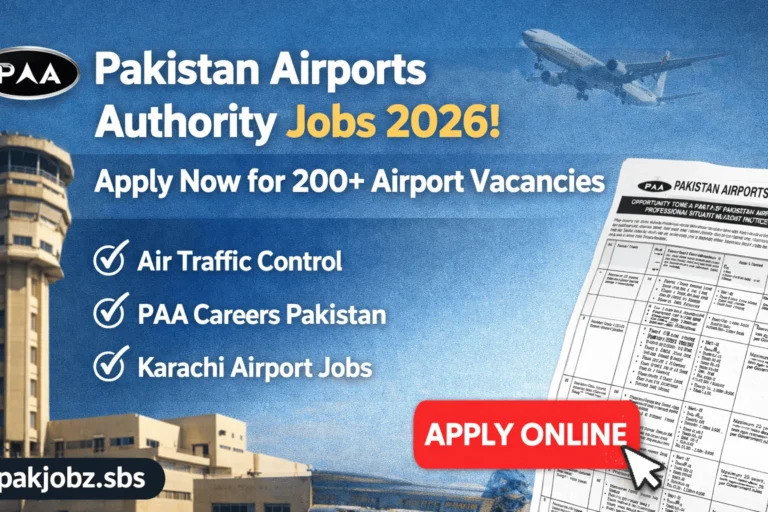 Pakistan Airports Authority Jobs 2026
