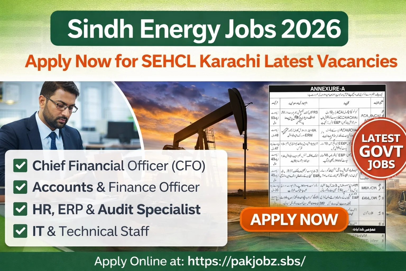 Sindh Energy Jobs 2026