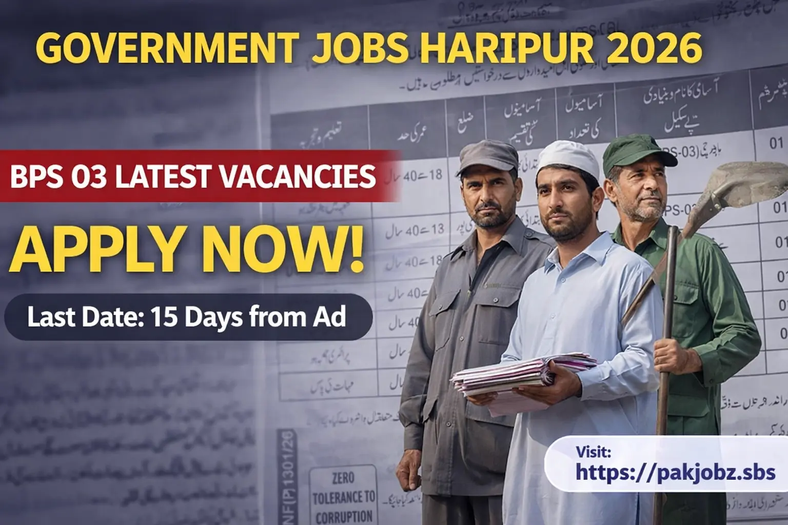Government Jobs Haripur 2026