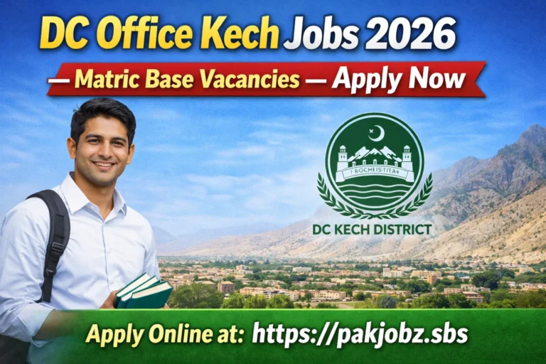 DC Office Kech Jobs 2026