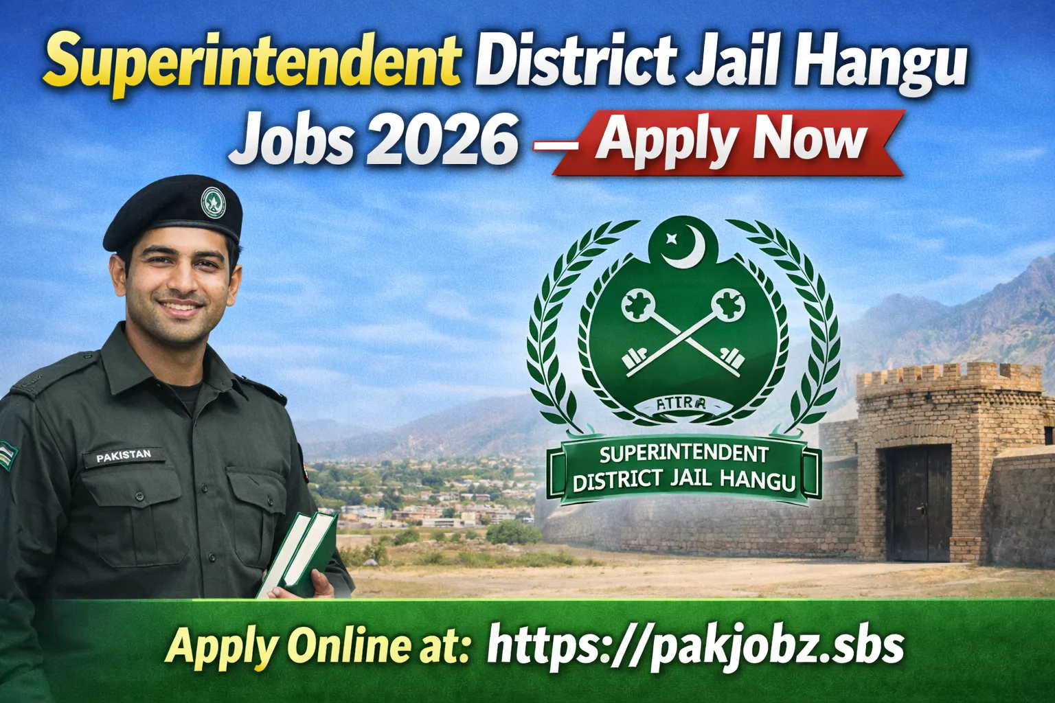 Superintendent District Jail Hangu Jobs 2026